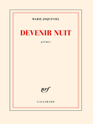 cover image of Devenir nuit